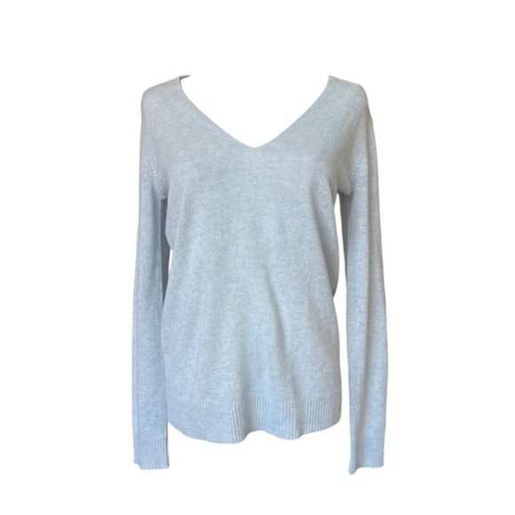 Theory Womens 100% Cashmere Sweater Sz P Coquette Soft Girl Dainty Quiet Luxury - Picture 1 of 6